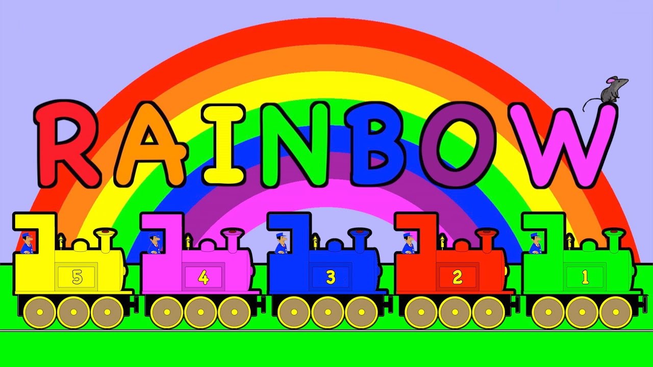 Sing A Rainbow | TRAIN SONG | RainbowRabbit | @rainbowrabbitsongs | #rainbowrabbitsongs