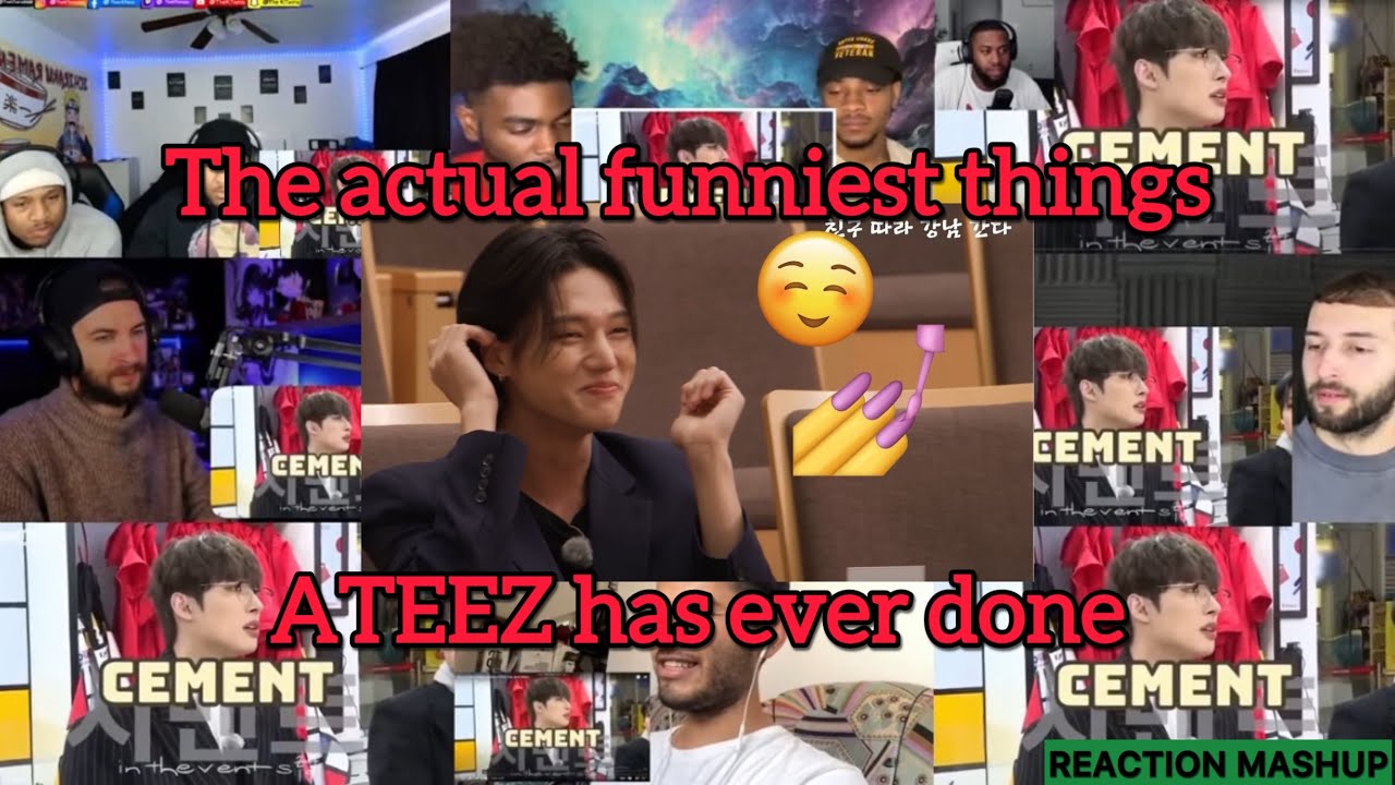 The actual funniest things ATEEZ has ever done | REACTION MASHUP