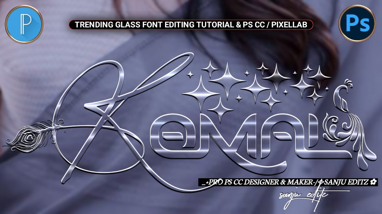 Glass Font | New Glass Font Dp Editing | Demanding Fb Latest Glass font  | Trending Glass Font