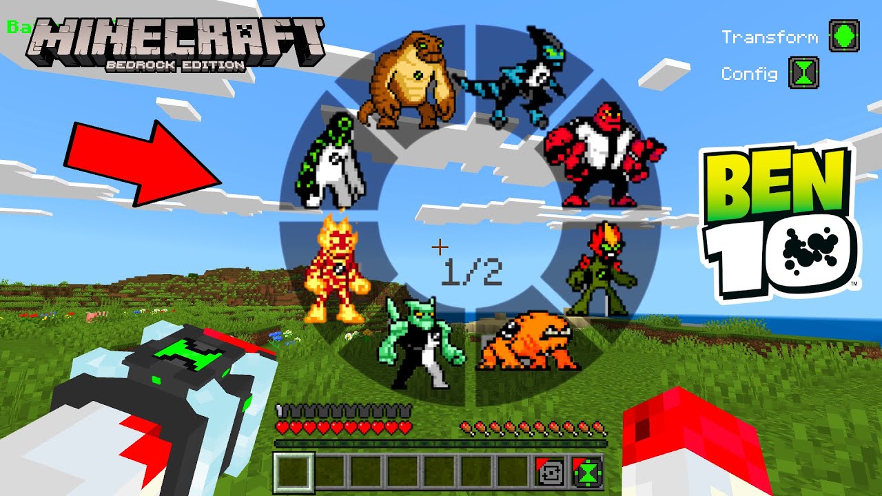 BEN 10 ADDON PARA MINECRAFT PE 1.21 BEDROCK - ben 10 mod minecraft pe