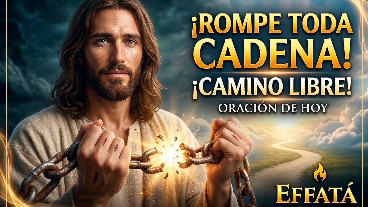 🙏 Oración PODEROSA EFFATÁ de Hoy SÁBADO 14 de Marzo | Dios Rompe Toda Cadena y Limpia Tu Camino