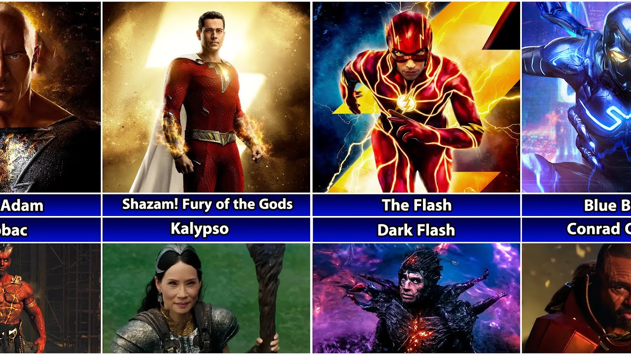 Every Villains In Each Movie In DCEU