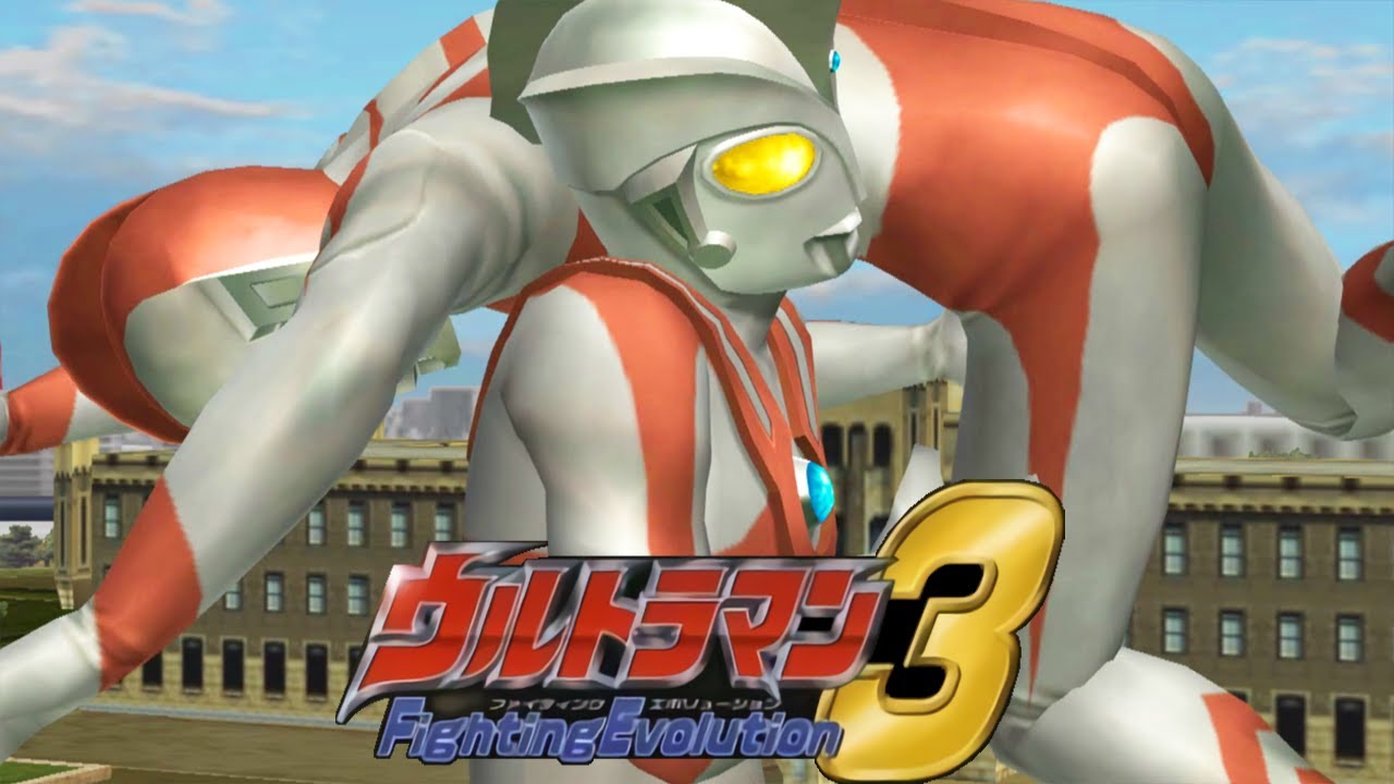 [PS2] Ultraman Fighting Evolution 3 - Ultraman Ace vs Ultraman 80 (1080p 60FPS)
