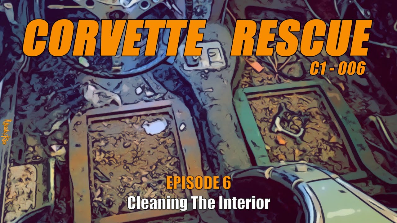 Corvette Rescue #006 - Interior of a C1 Corvette Parked for 40 YEARS | DOYLE'S GARAGE CLASSICS