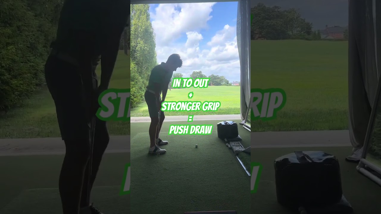 In to out path plus a stronger grip eliminates the slice and turns the shot to a draw. 👆Watch More