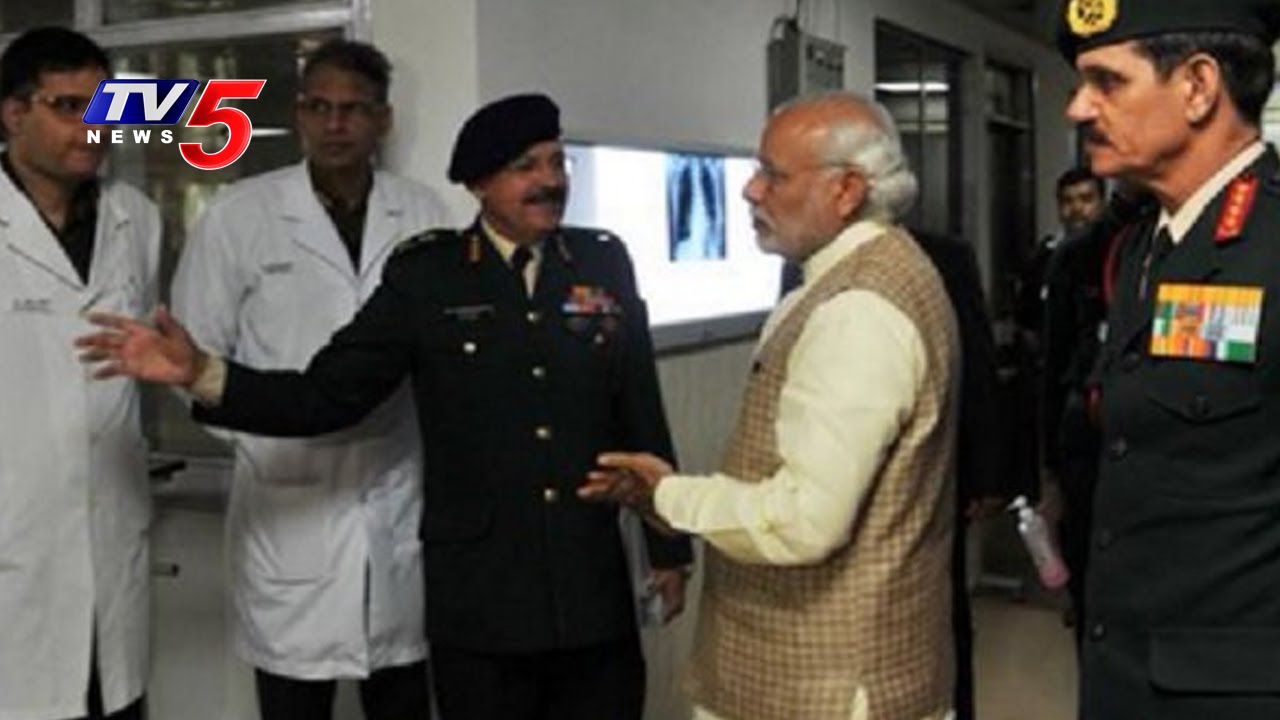 PM Modi Visits Soldier Miraculously Survived In Siachen Glacier | TV5 News