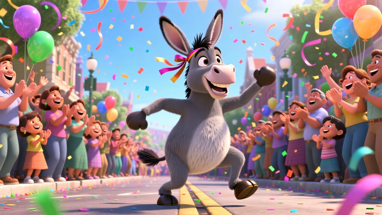 Dancing Donkey Disco 🐴💃   Fun Kids Video   Preschool Music & Learning Adventure