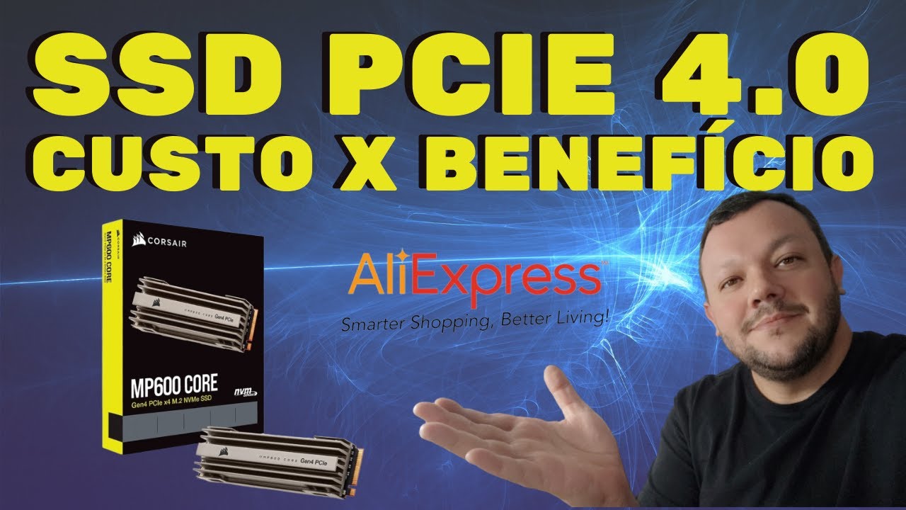 SSD PCIe 4.0 de 1TB MAIS BARATO QUE ACHEI ... SSD NVME Corsair MP600 CORE 1TB