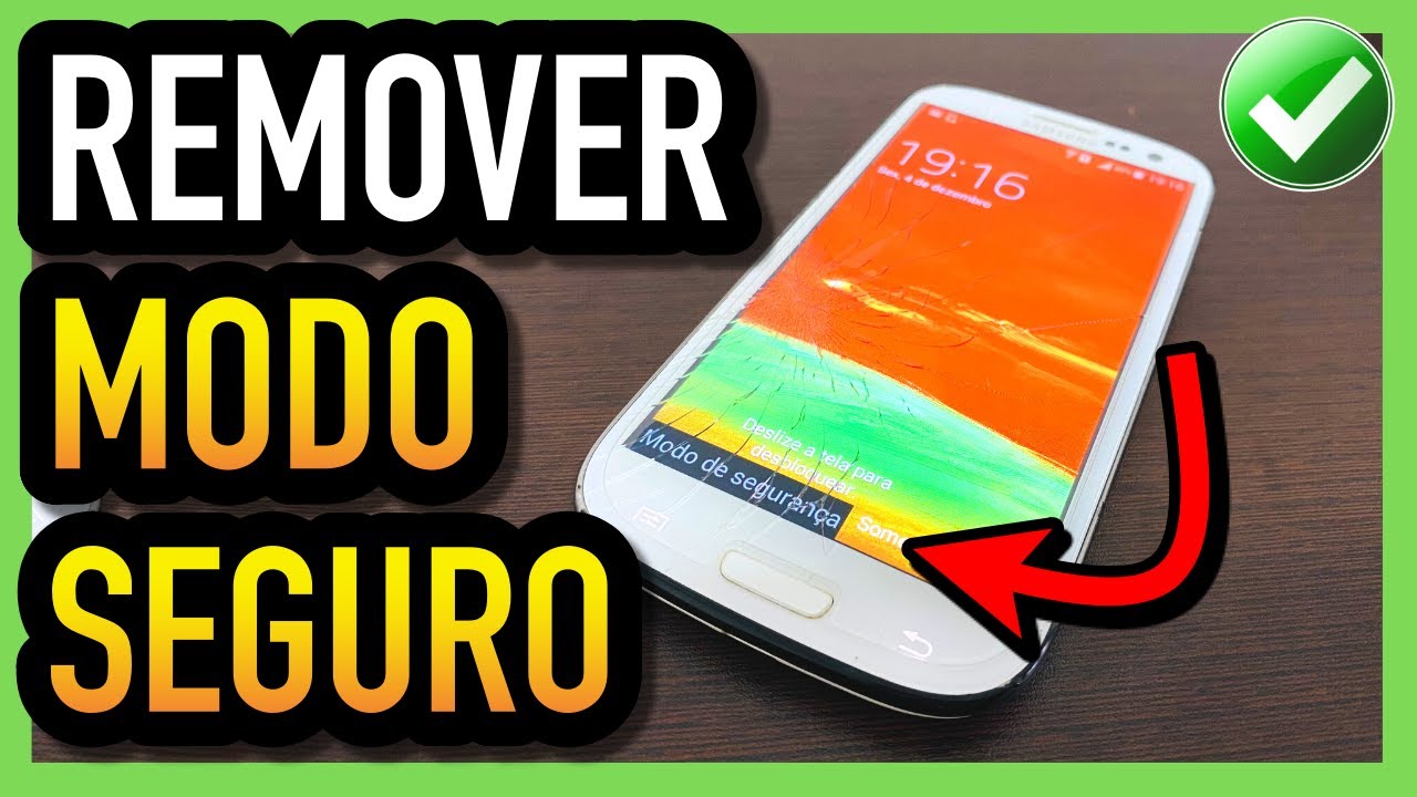 MODO DE SEGURANÇA não sai do ANDROID! [RESOLVIDO] Como tirar modo de segurança!