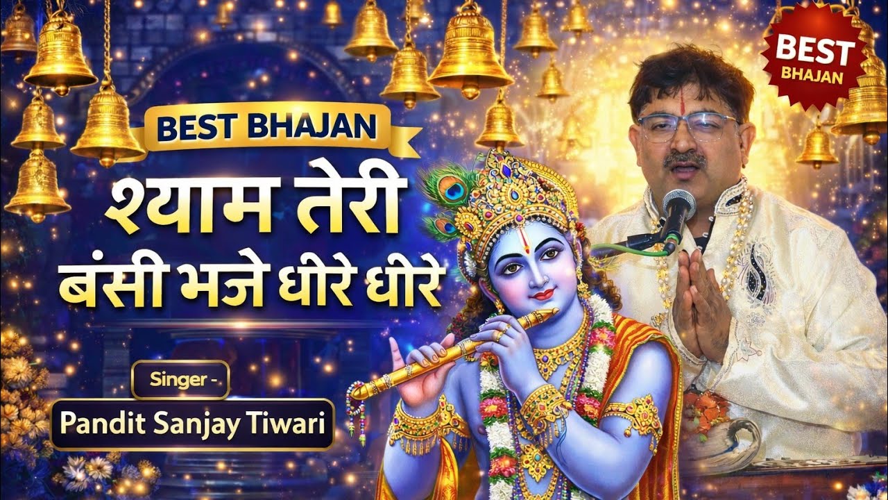 Shyam Teri Bansi Bajegi Dheere Dheere  | Pandit Sanjay Tiwari | Best Shyam Bhajan