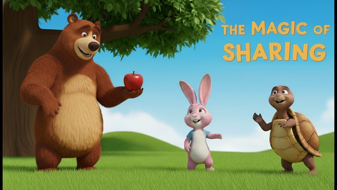 The Magic of Sharing | Cute 3D Cartoon Kids Story About Kindness, Friendship and Sharing