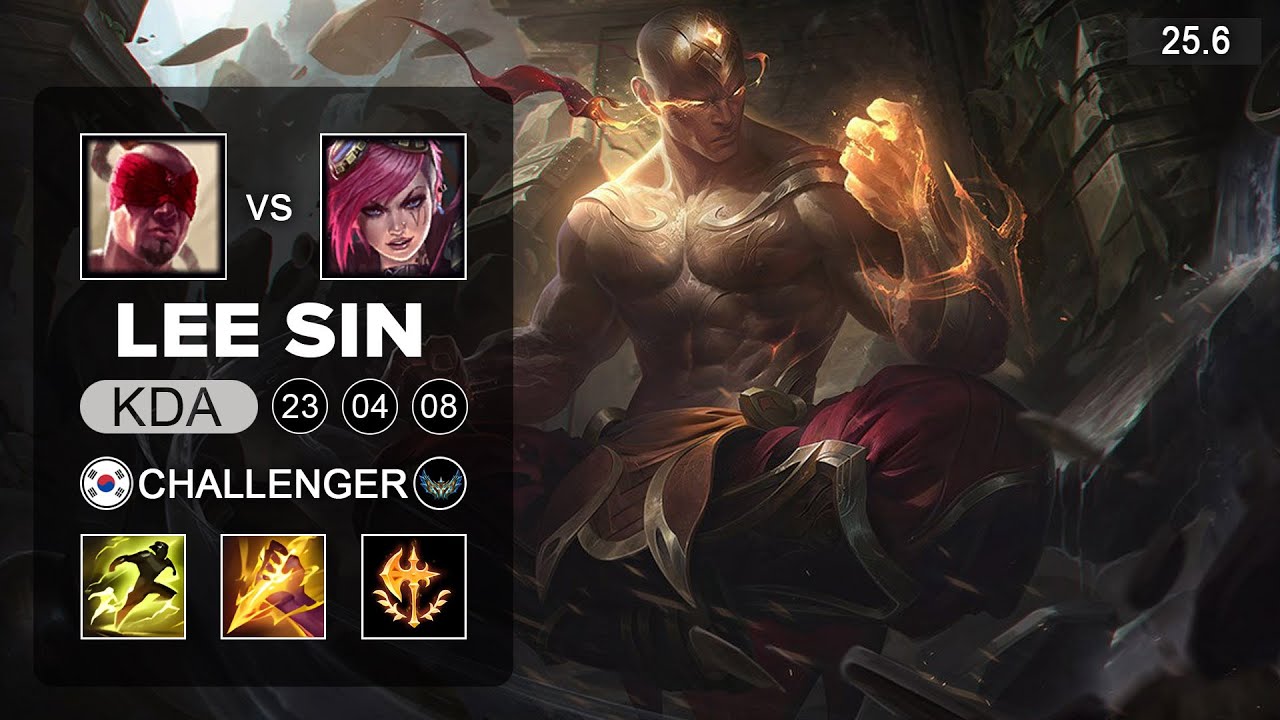 Lee Sin vs Vi Jungle - KR Challenger - Patch 25.6 Season 15