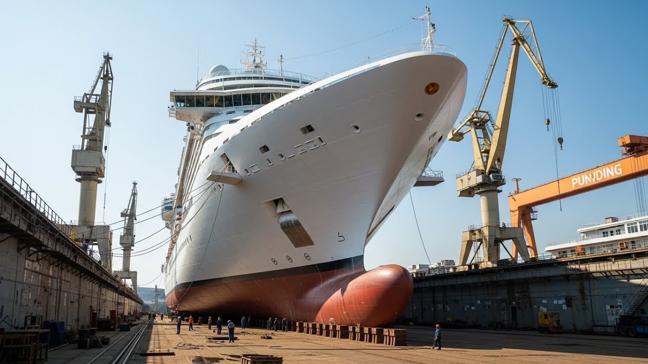 How a $1 Billion Luxury Cruise Ship Is Built (Step-by-Step Process)
