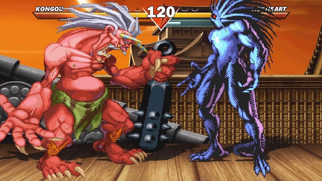 KONGOU VS BLACKHEART - HIGHEST LEVEL INCREDIBLE FIGHT!
