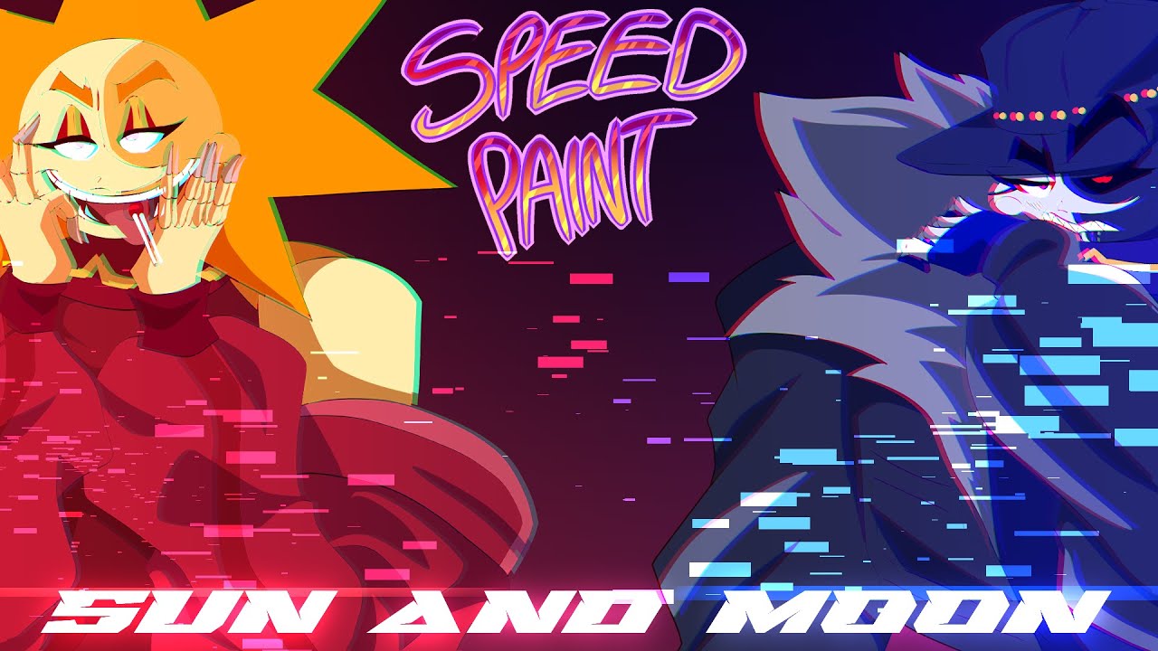 Bad@$$ Sun and Moon | @SunMoonShow | Speedpaint