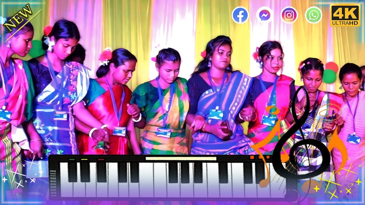 Jharla Jharli Seton Santal Piano || Santali Piano Cover Songs  || Santali Orchestra Video