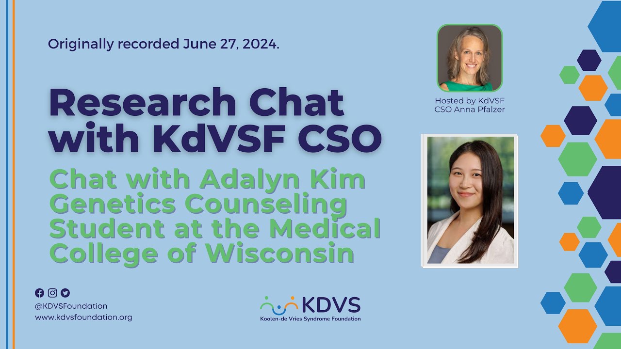 KdVS Chat with CSO: Chat with Genetic Counseling Student Adalyn Kim