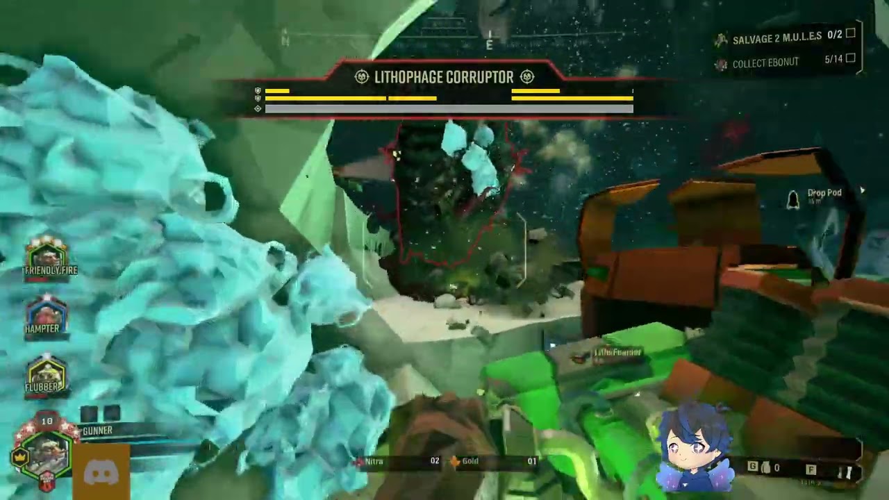 Deep Rock Galactic Season 05 Lithophage Corrupter Gunner Gameplay (December 2025)