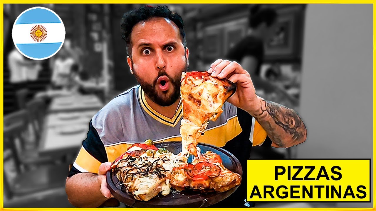 ESPAÑOL PRUEBA LAS PIZZAS ARGENTINAS | GÜERRíN