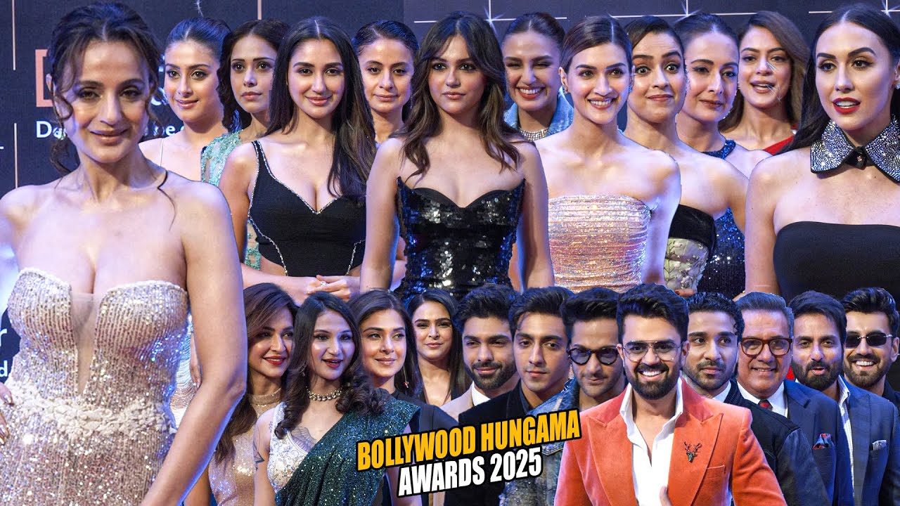 100 celebrities arrive at Bollywood Hungama Awards 2025 | Star-Studded Night | Kriti, Ahaan, More