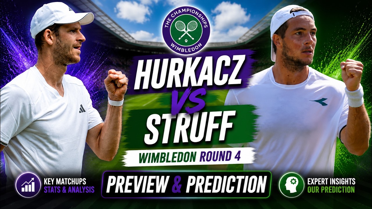 Hubert Hurkacz vs Jan-Lennard Struff | Wimbledon 2026 | 4. runda | Zapowiedź i typy