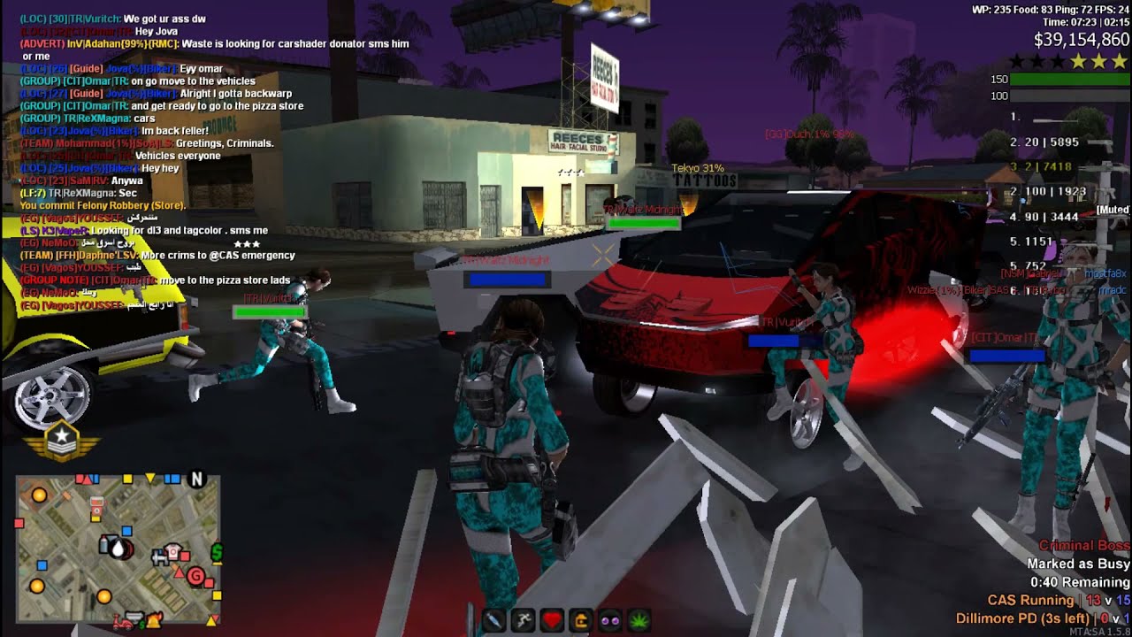 MTA:SA CIT The ReNeGaDeS cracking some cops heads.