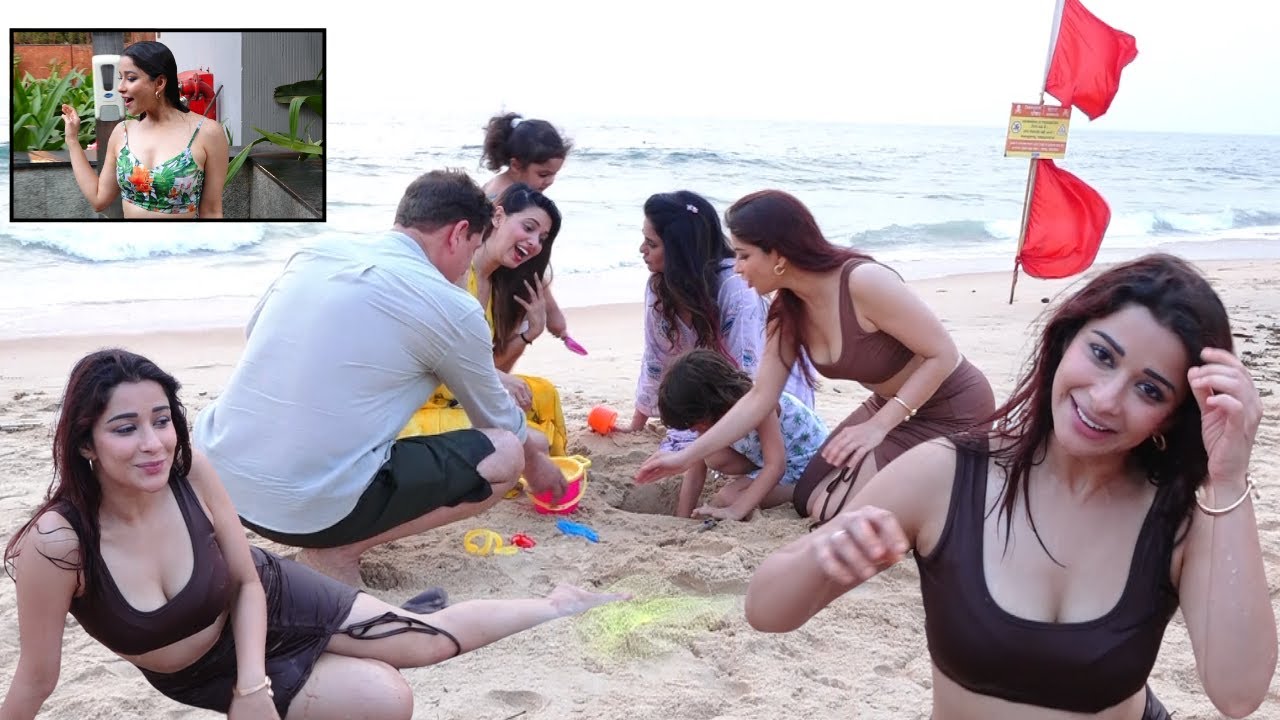 Nyra Bannerjee, Alice Kaushik, Tajinder Bagga Enjoy On Beach At Sara Arfeen Khan Wedding