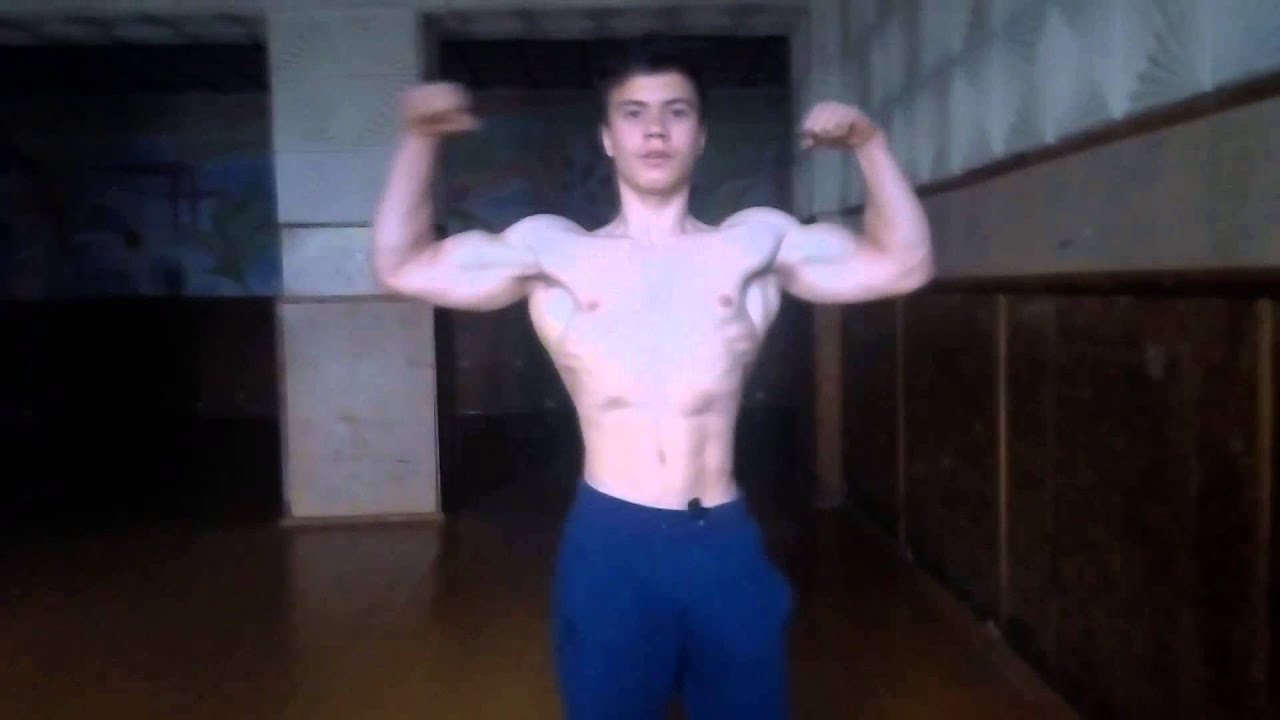 15 year old bodybuilder(pump)