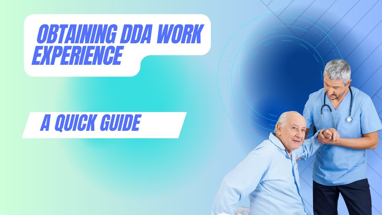 How to become a DDA provider in Maryland|   Obtaining DDA Work Experience