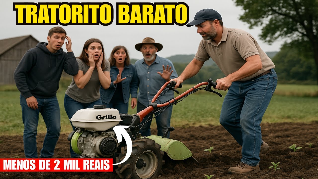 NOVO MOTO CULTIVADOR BARATO chega ao Brasil e CHOCA todo o Setor Agrícola! O MAIS BARATO DE TODOS