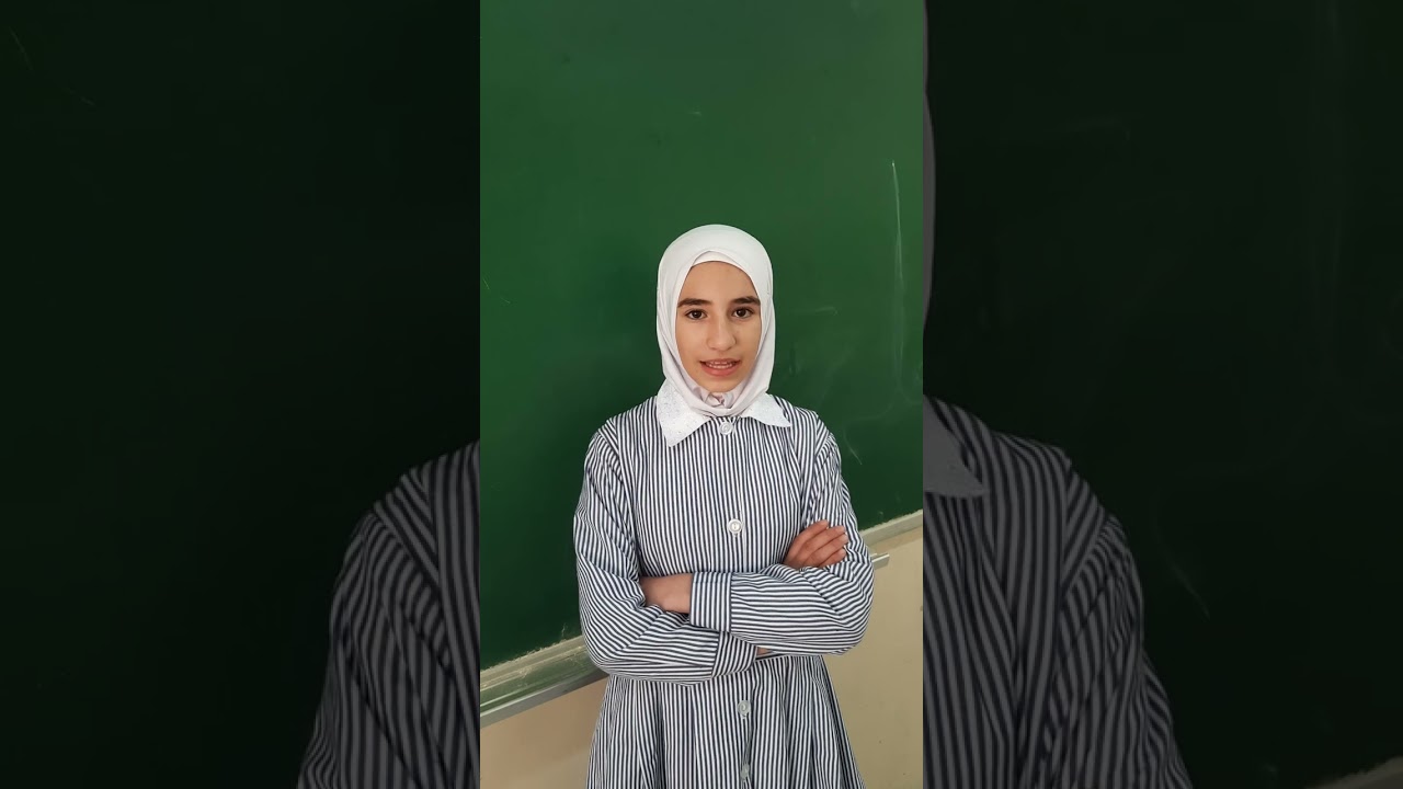 الطالبه جنى رضوان(قصيده بعنوان  الناشر في الخلق فضله)
