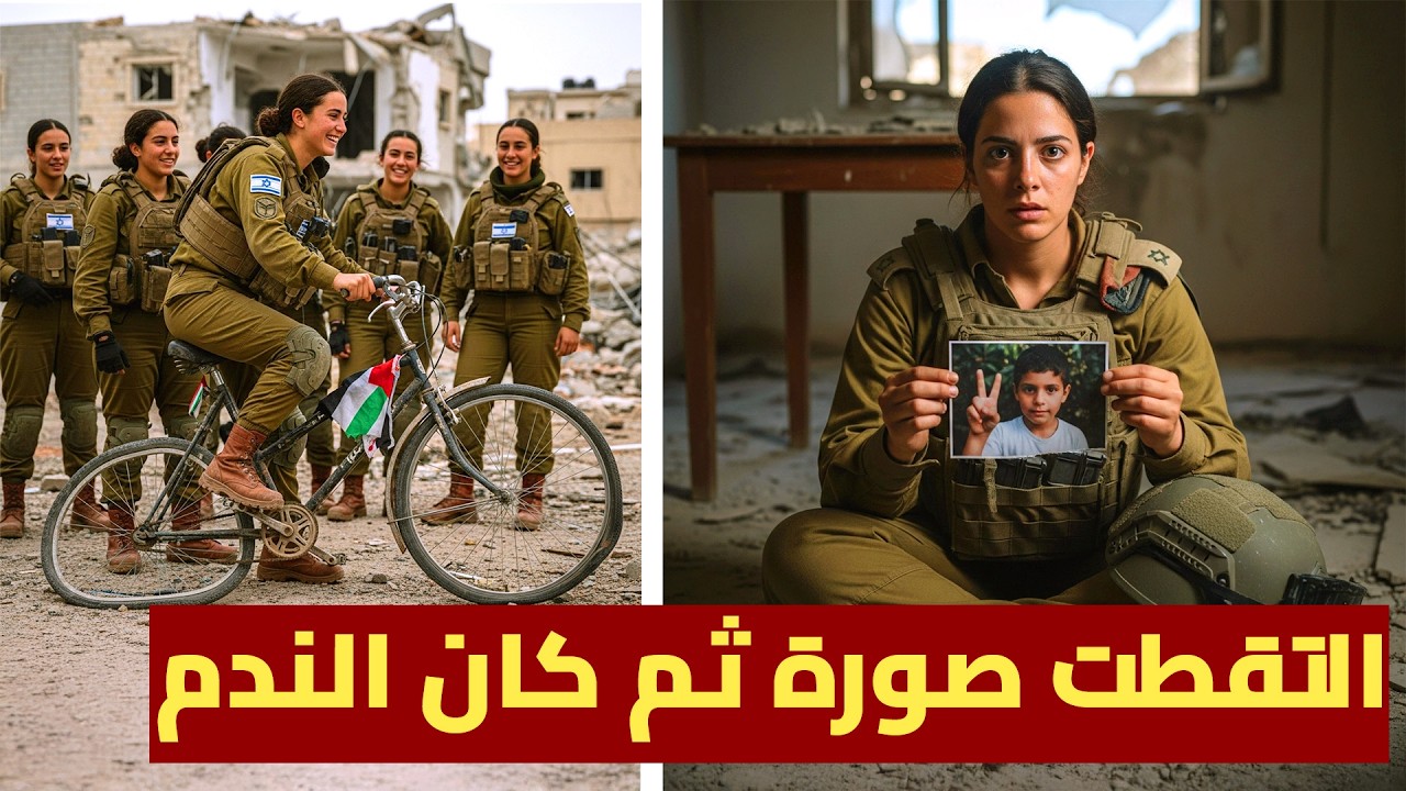 المجندة سرقت دراجة طفل فى غزة | فحدث ما لم تتوقعه !