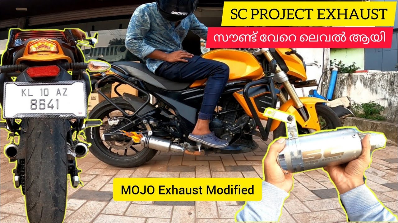 Mahindra Mojo Exhaust Modified.🔥⚡🥵Dual SC project Exhaust Installed.