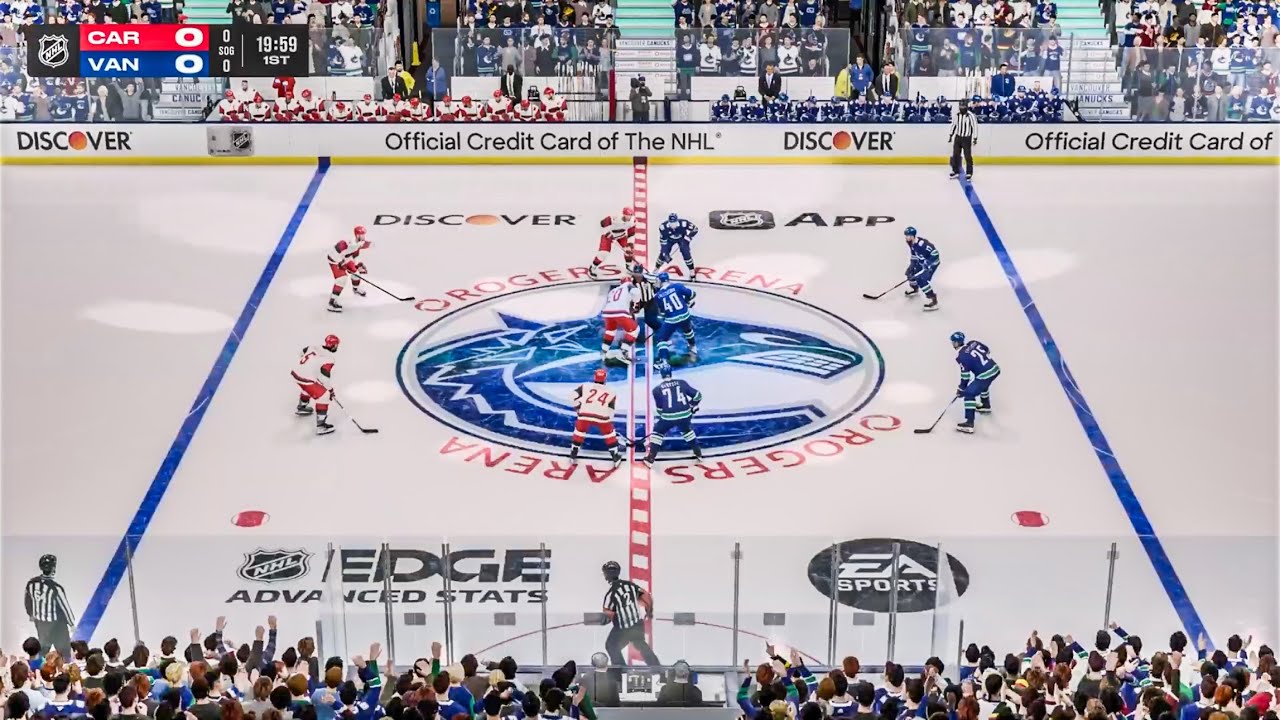 Vancouver Canucks vs Carolina Hurricanes 3/4/2026 NHL 26 Gameplay