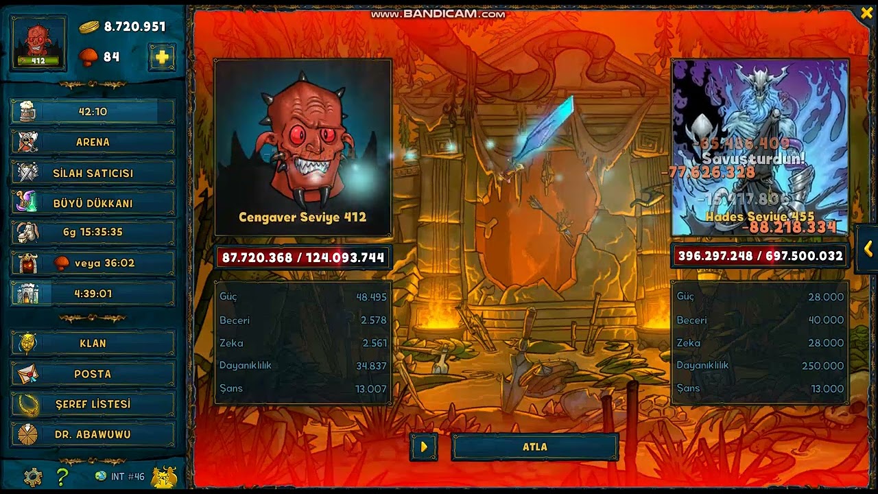 shakes and fidget savage warrior record