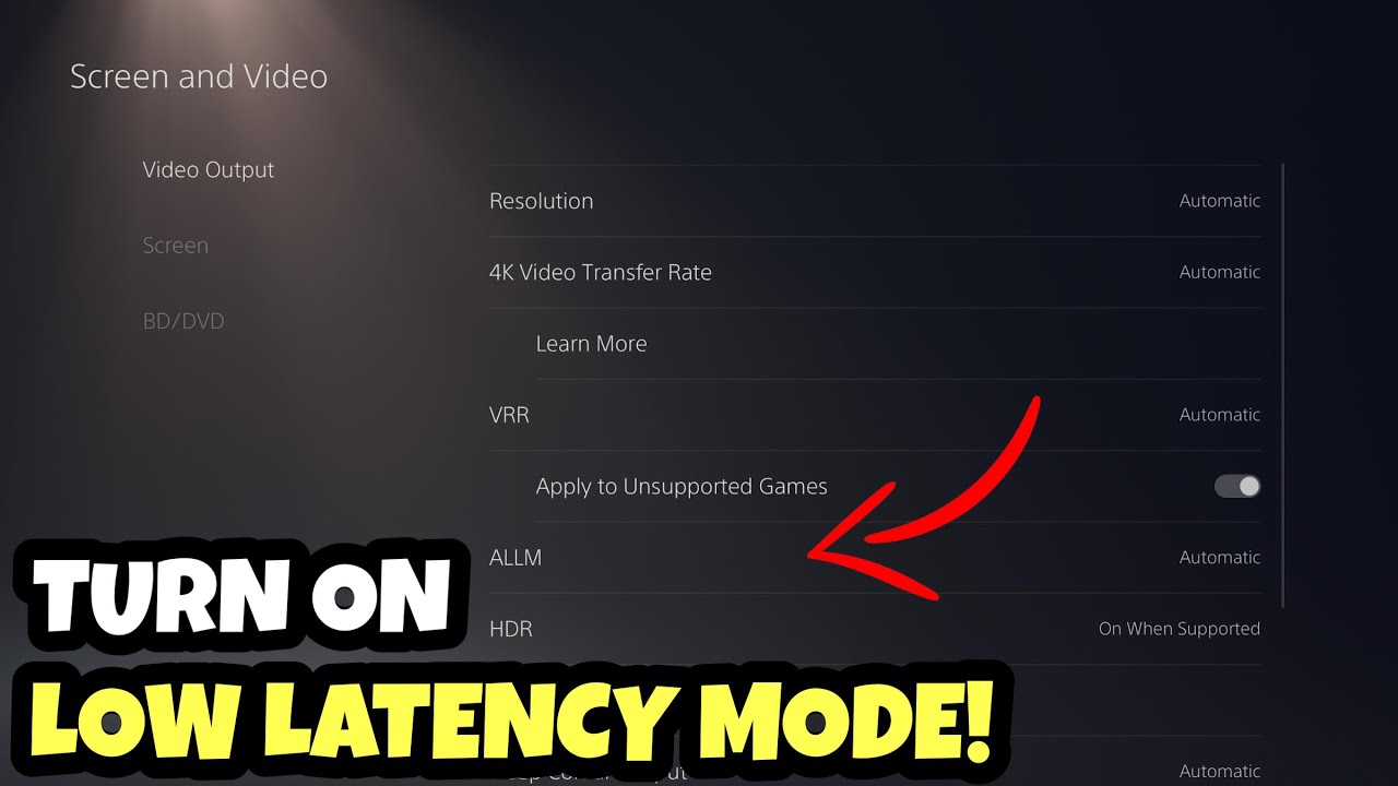 Как включить режим LOW LATENCY на PS4/PS5 и уменьшить задержку ввода!