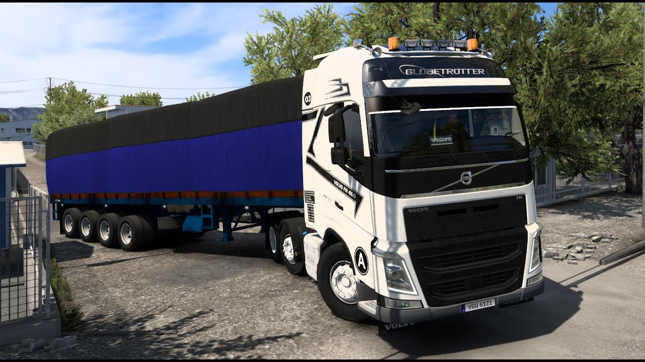 EURO TRUCK SIMULATOR 2 / VOLVO FH4 460 6X4 / GENERAL CARGO TRAILER