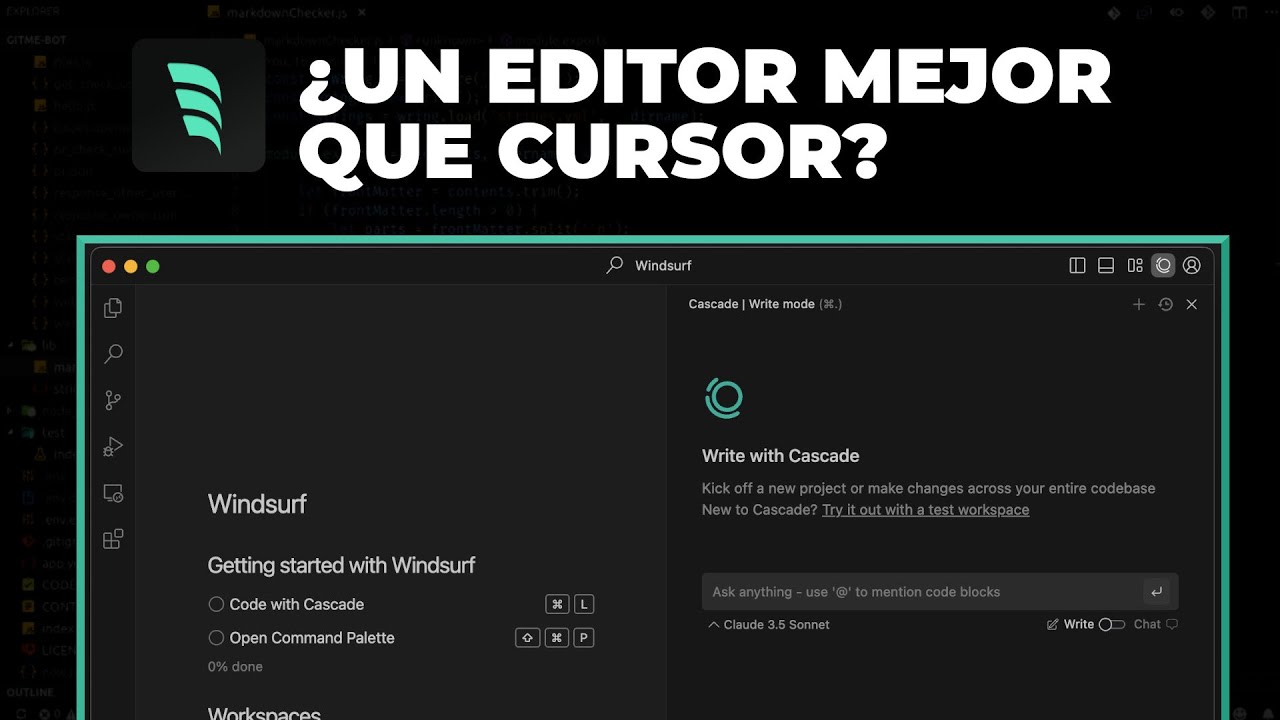 Un nuevo Editor IA que programa todo por ti - Windsurf de Codeium