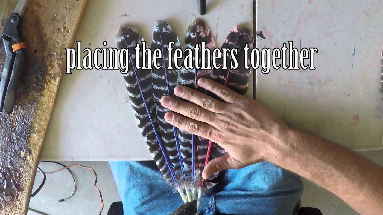 Making A Painted Feather Fan