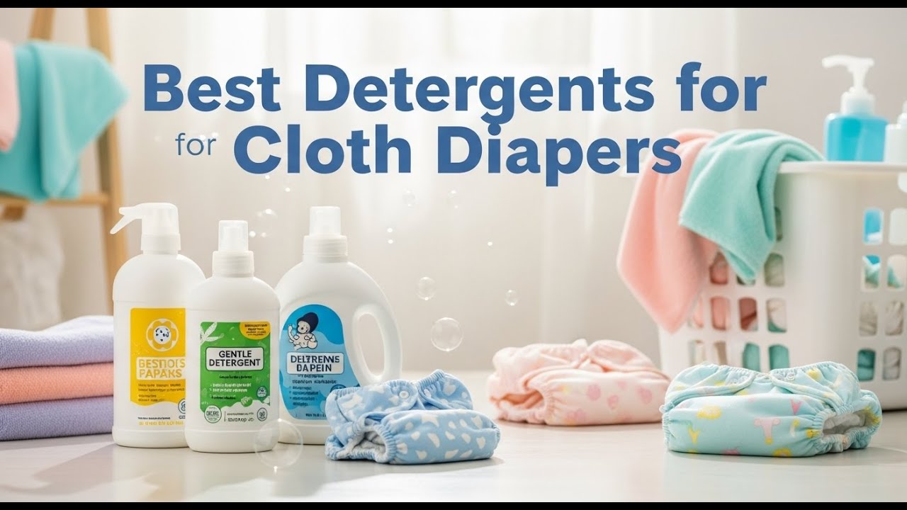 TOP 5 Best Detergents for Cloth Diapers 2026 | Is Your Detergent Causing Diaper Rash? Watch This