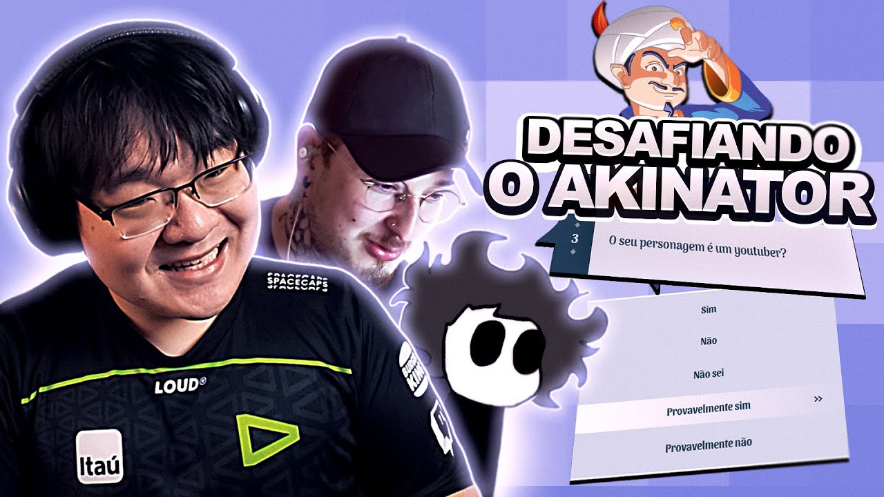 DESAFIANDO O AKINATOR COM PERSONAGENS MUITO ESPECÍFICOS... (ft. Kellerzons e Zedin)