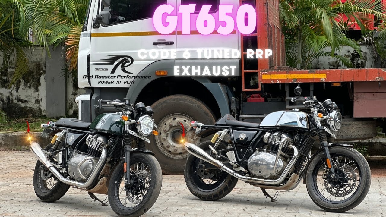What's cooler than a GT650 it's 2 GT 650's|RRP exhaust|code 6 tuned|pops and bangs💥|MALAYALAM
