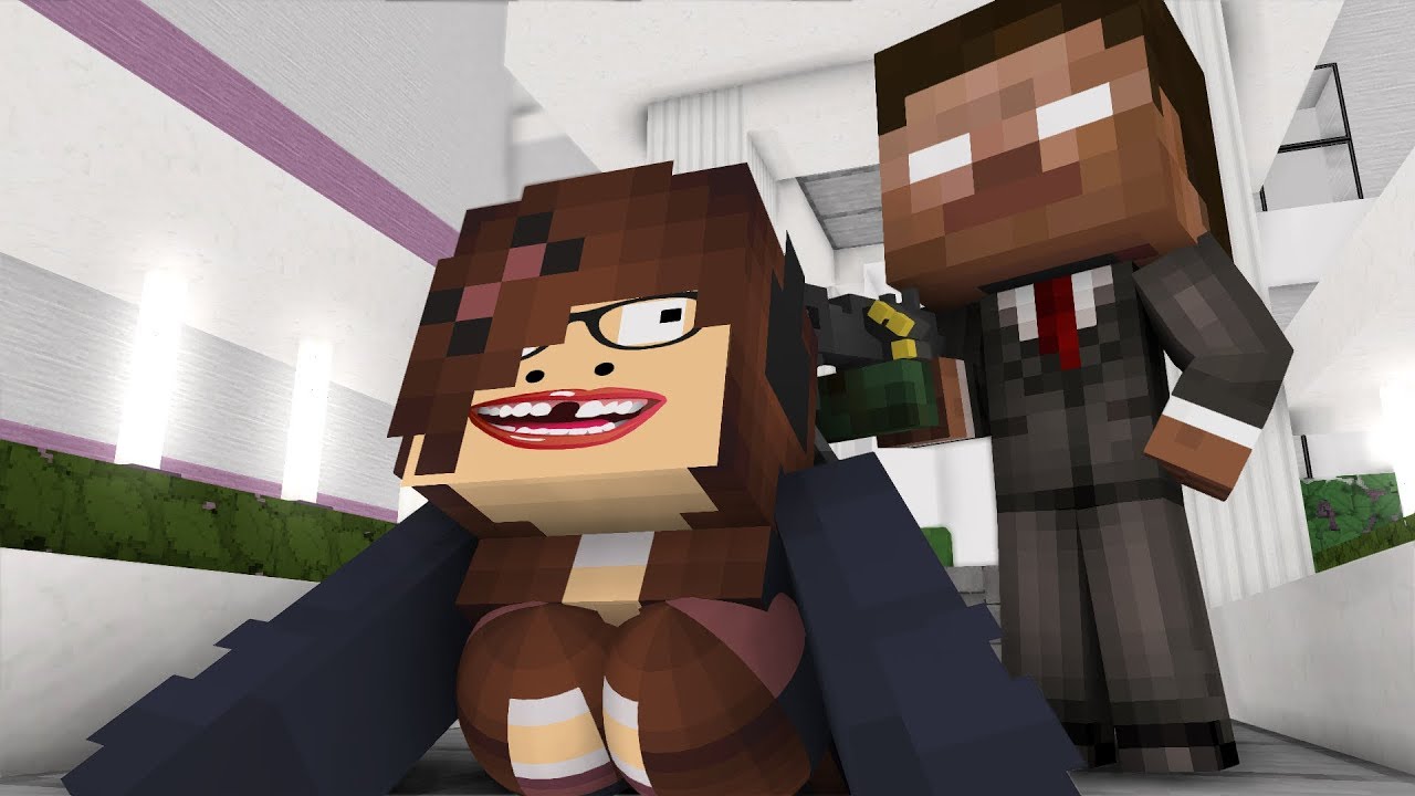 Best love story Minecraft animation Life of Ugly Girl