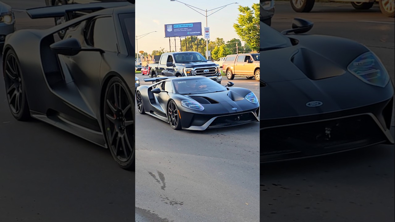Ford GT Drive By Engine Sound Woodward Dream Cruise 2024