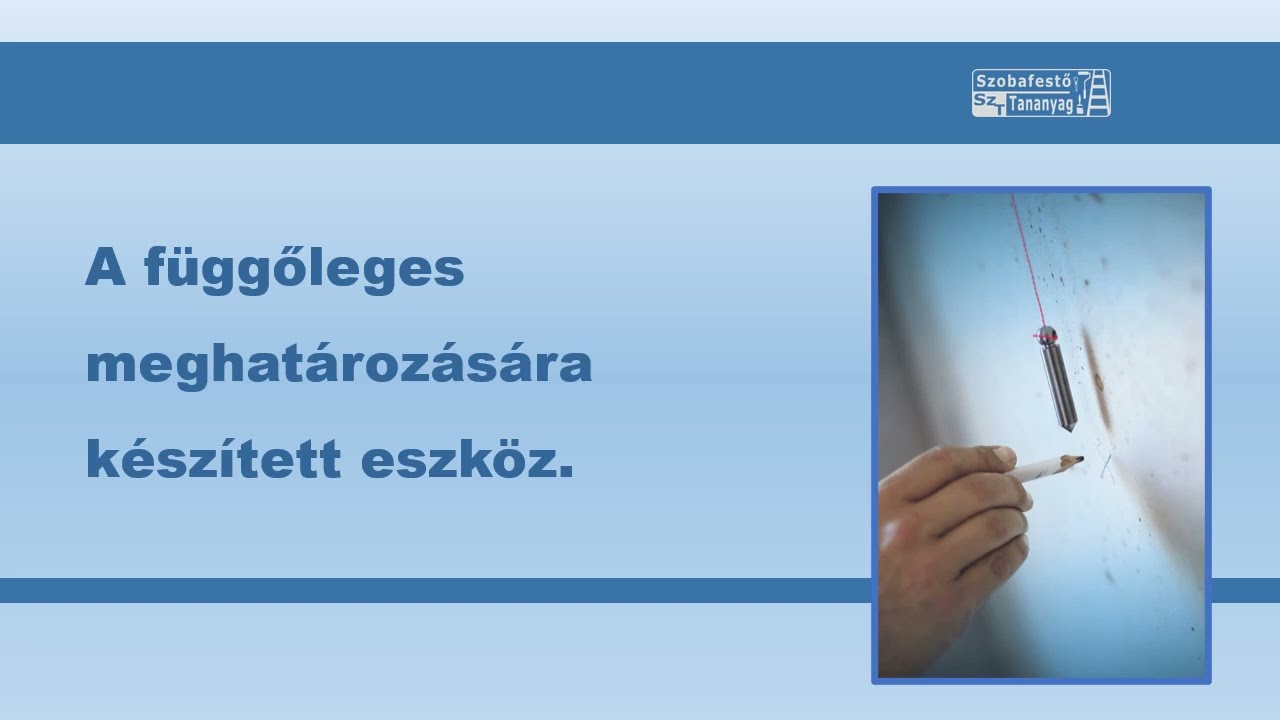 Fűggő&oacute;n Szobafestő tananyag