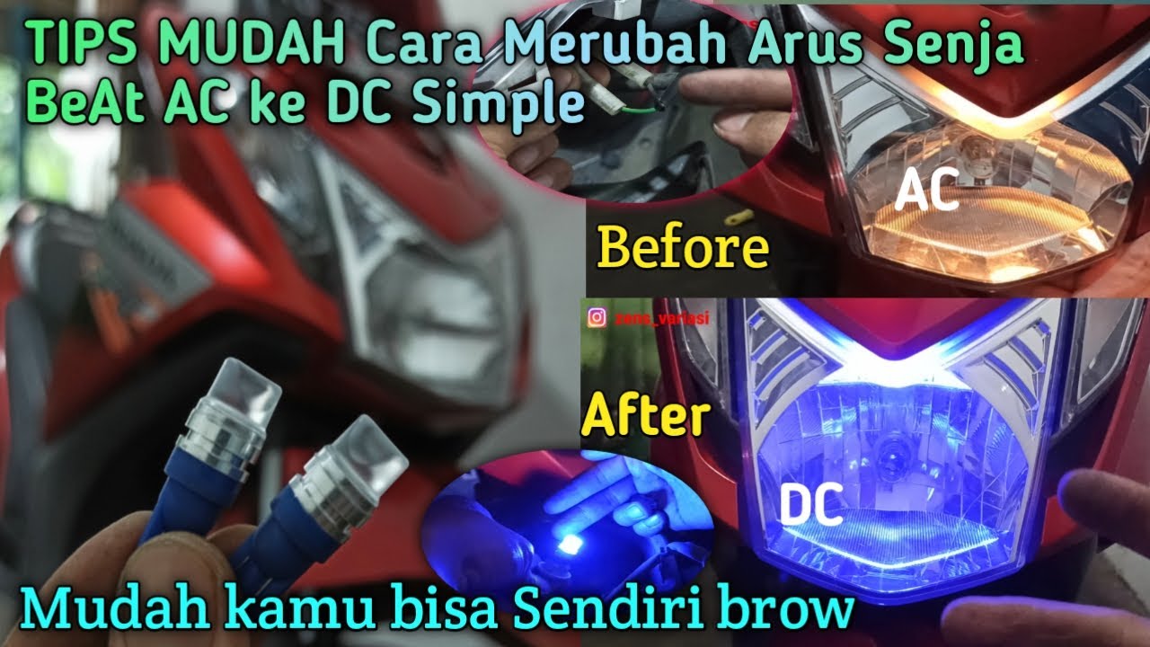 Cara Merubah Arus Lampu Senja Menjadi DC Beat Fi
