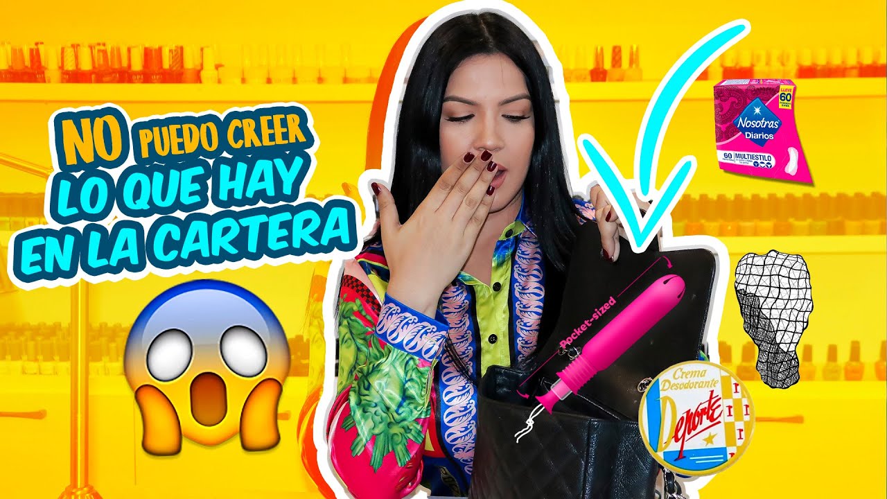 QUE HAY EN LAS CARTERAS DE LAS MUJERES DEL SALÓN 😱 - @YubelkisPeralta