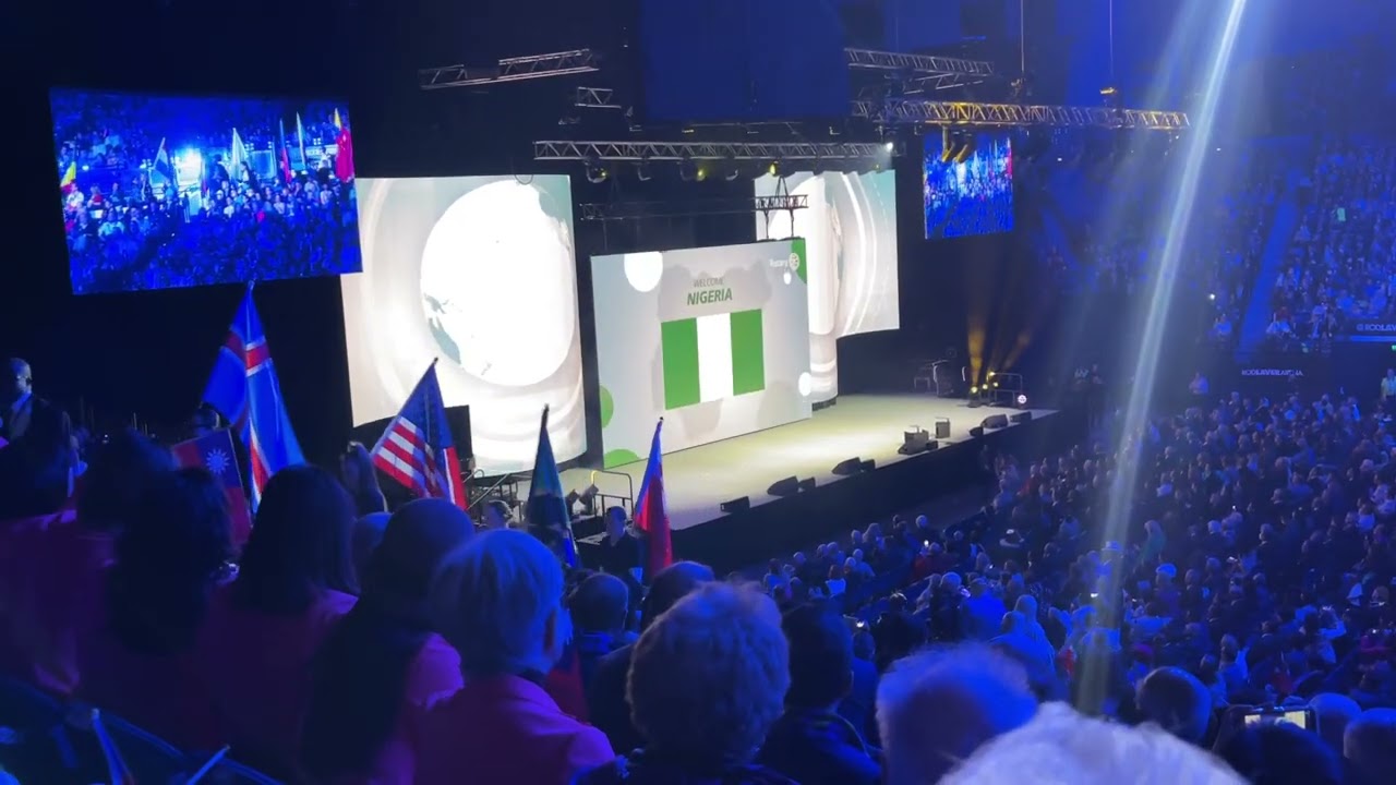 Flag Ceremony Rotary International Convention, Melbourne Australia