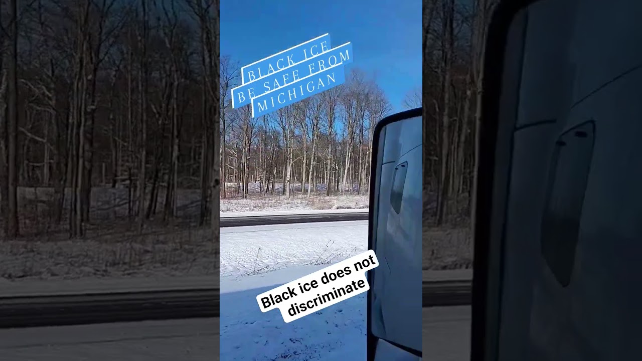 black ice doesn't discriminate! 