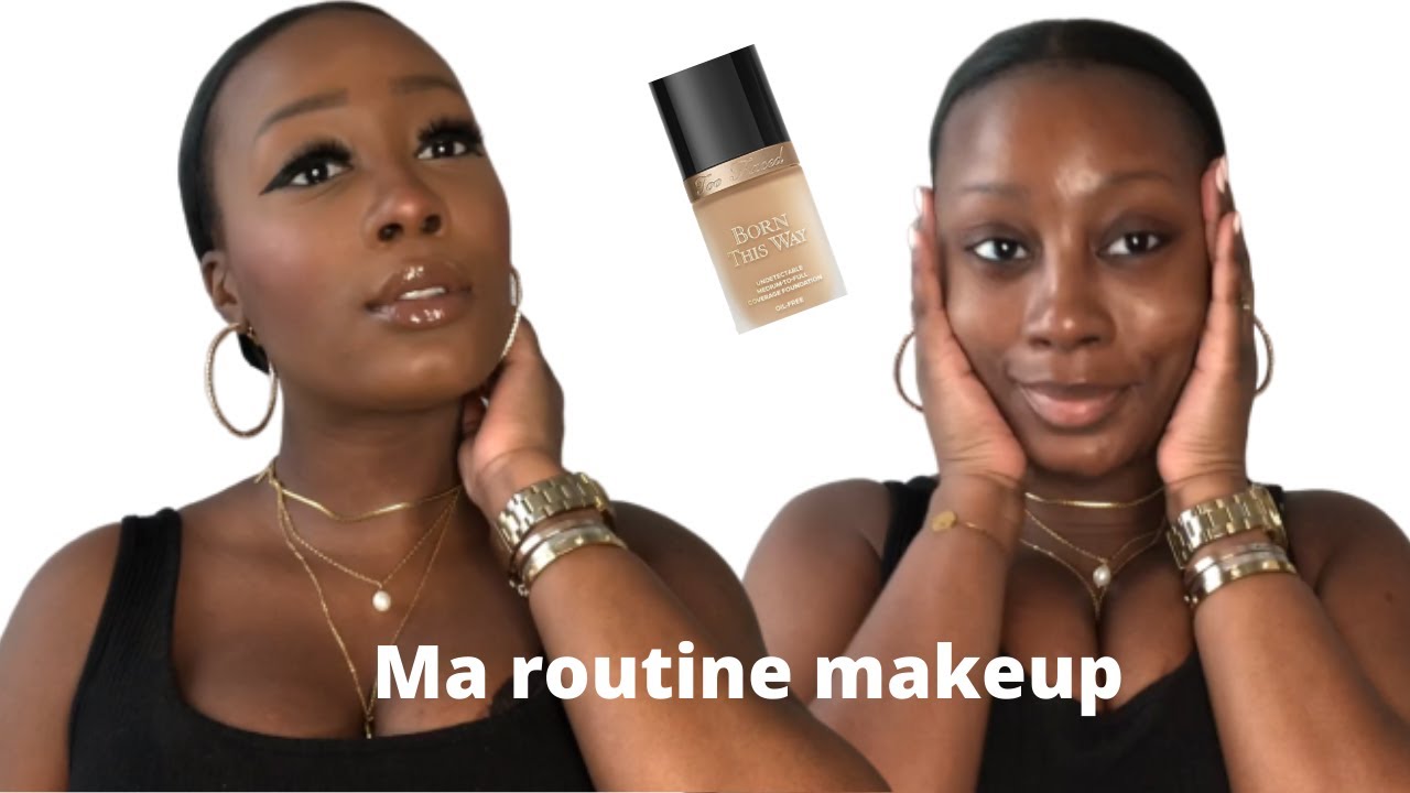 MA ROUTINE MAKEUP | MAQUILLAGE PEAU NOIRE | DyDy xoxo